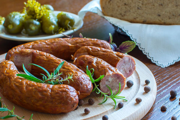 Polish kiełbasa sausage