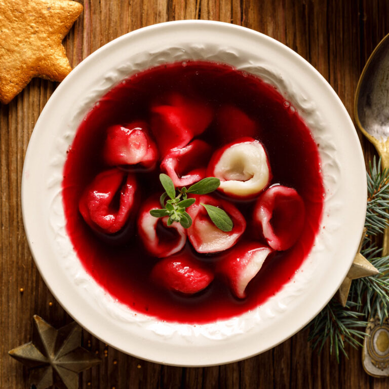Barszcz Czerwony: Polish Red Borscht for Christmas Eve Dinner