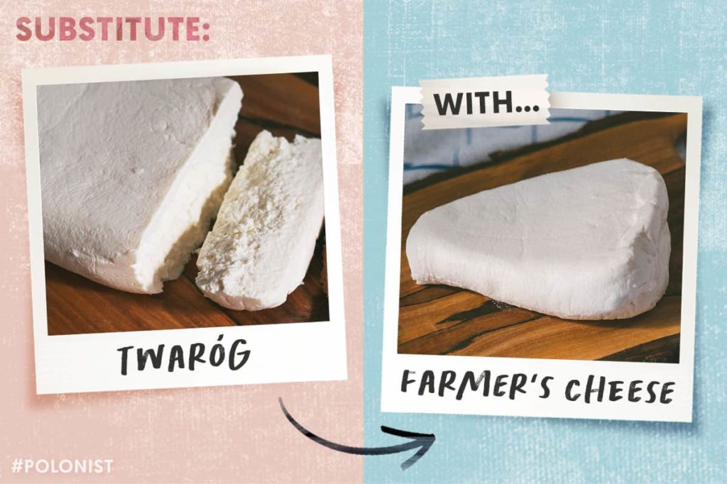Twaróg substitute: Farmer's cheese