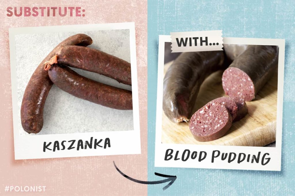 Kaszanka substitute: blood pudding