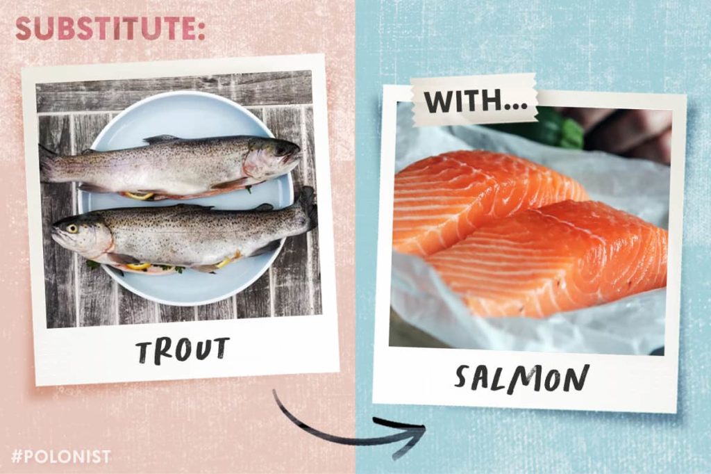 Trout substitute: salmon