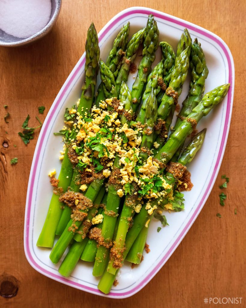 Asparagus a la Polonaise in Butter and Breadcrumbs
